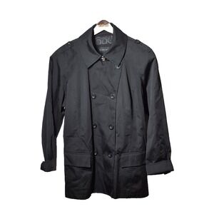 Braetan Jacket Womens XL Black Double Breasted Trench Coat  Rain‎